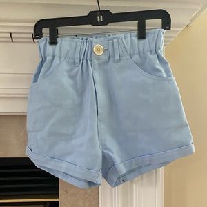 NWOT Emerson Fry Sky Blue Shorts